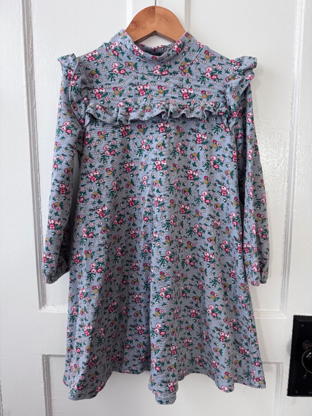 Mini Boden Blue Floral Tunic Dress